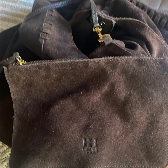 Haute Hippie Rich Brown Suede Bag - Picture 7 of 11